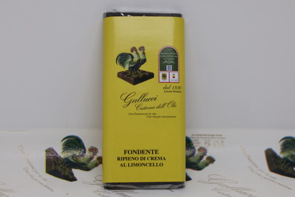 TAVOLETTA FONDENTE RIPIENA DI CREMA LIMONCELLO